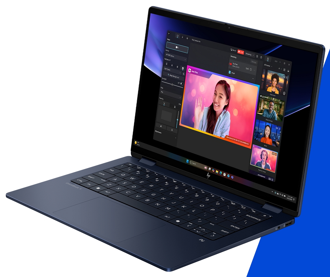 Dotykowy HP OmniBook X Flip 14 Next Gen AI 3K OLED 120Hz Intel Core Ultra 7 256V 16GB LPDDR5x 1TB SSD NVMe Win11 Active Pen