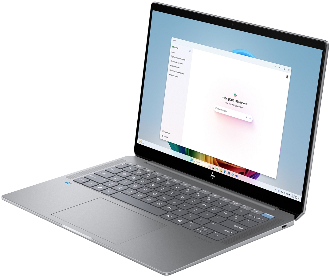 Dotykowy HP OmniBook Ultra 14 2.2K IPS AMD Ryzen AI 9 365 10-rdzeni 16GB LPDDR5x 1TB SSD NVMe Windows 11