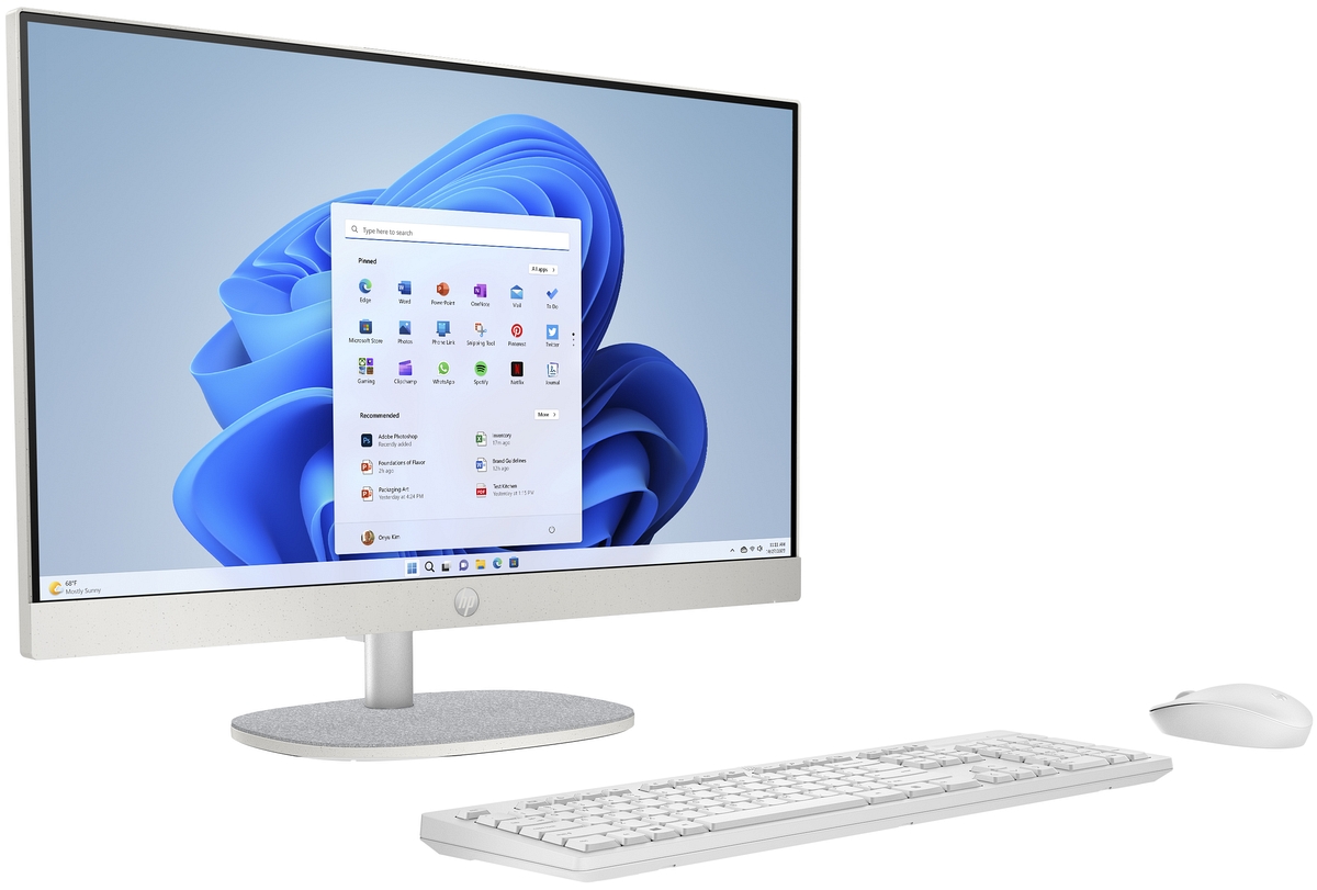 AiO HP 24 FullHD IPS Intel Core Ultra 5 125U 12-rdzeni 8GB DDR5 512GB SSD NVMe Windows 11 + klawiatura i mysz