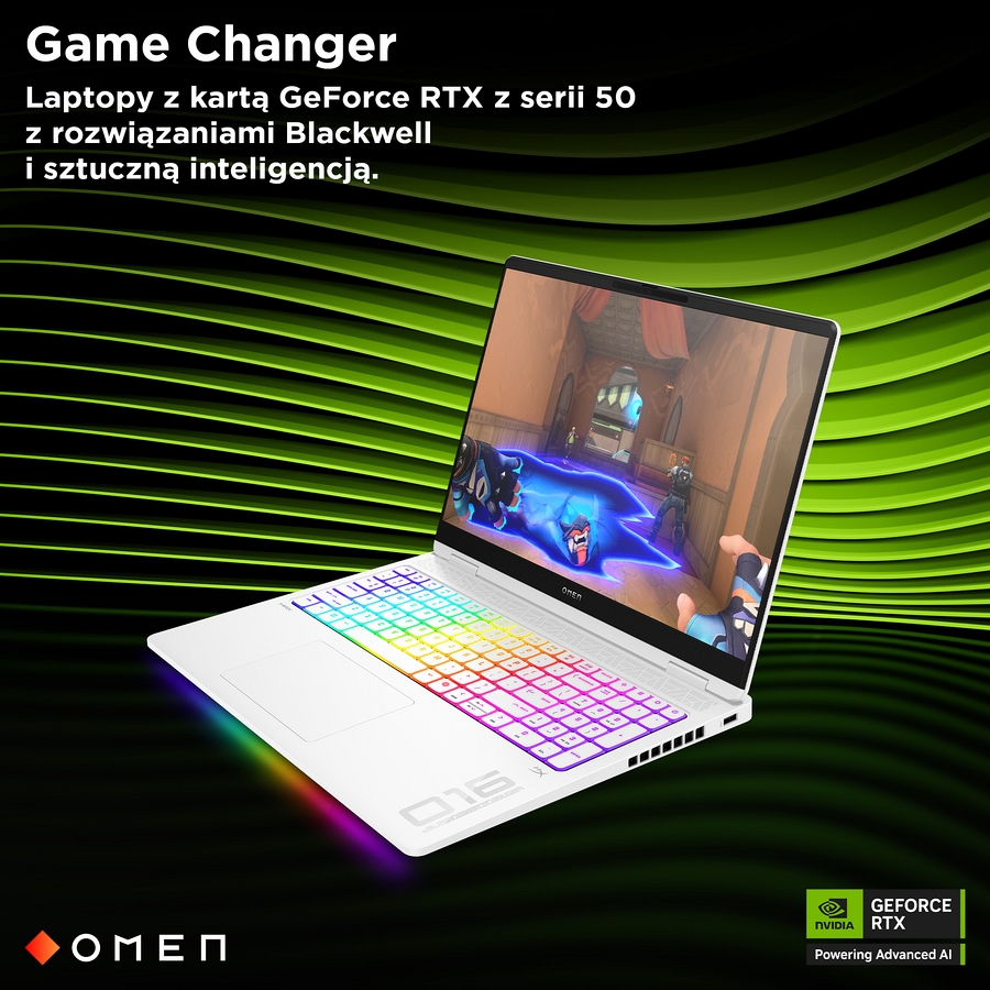 HP OMEN MAX Gaming 16 WQXGA OLED 240Hz Intel Core Ultra 9 275HX 24-rdzeni 64GB DDR5 2TB SSD GeForce RTX 5070 Ti 12GB W11 Pro