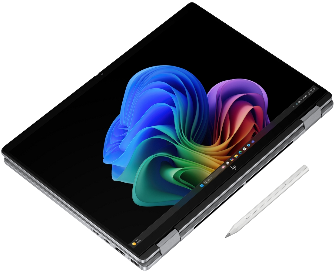 Dotykowy HP OmniBook X Flip 14 Next Gen AI 3K OLED 120Hz AMD Ryzen AI 7 350 8-rdzeni 16GB LPDDR5x 1TB SSD NVMe Win11 Active Pen