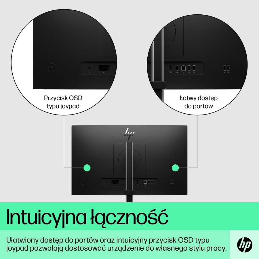 Monitor HP E22 G5 FullHD 21.5 cali IPS 75Hz 1920x1080 HDMI DisplayPort pivot VESA 6N4E8AA