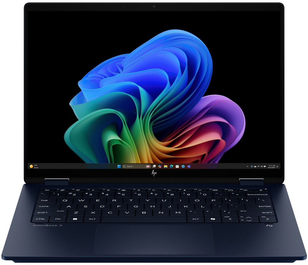 Dotykowy HP OmniBook X Flip 14 Next Gen AI 3K OLED 120Hz Intel Core Ultra 7 256V 16GB LPDDR5x 1TB SSD NVMe Win11 Active Pen