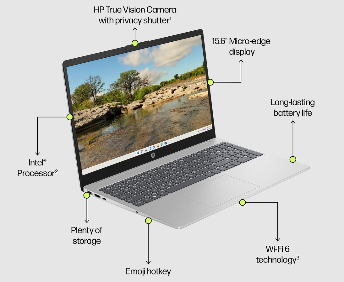 HP 15 FullHD IPS Intel Core Ultra 7 155H 16-rdzeni 16GB DDR5 512GB SSD NVMe Windows 11