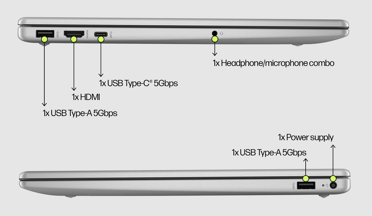 HP 15 FullHD IPS Intel Core Ultra 7 155H 16-rdzeni 16GB DDR5 512GB SSD NVMe Windows 11