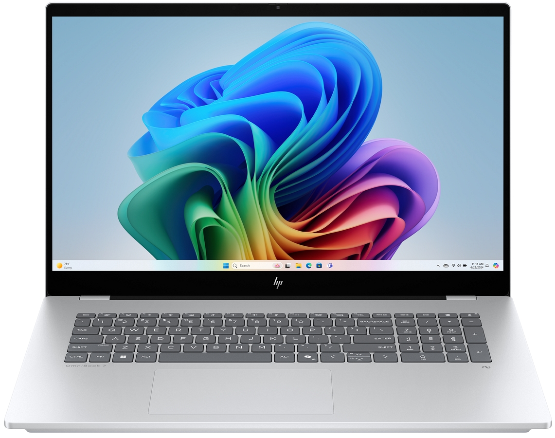 Dotykowy HP OmniBook 7 17" Next Gen AI FullHD IPS Intel Core Ultra 7 258V 8-rdzeni 32GB LPDDR5x 2TB SSD NVMe Windows 11 Pro