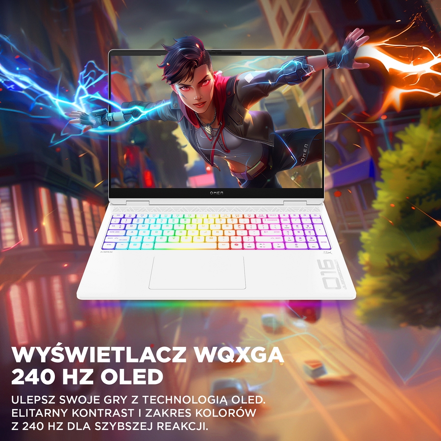 HP OMEN MAX Gaming 16 WQXGA OLED 240Hz Intel Core Ultra 9 275HX 24-rdzeni 64GB DDR5 2TB SSD GeForce RTX 5070 Ti 12GB W11 Pro