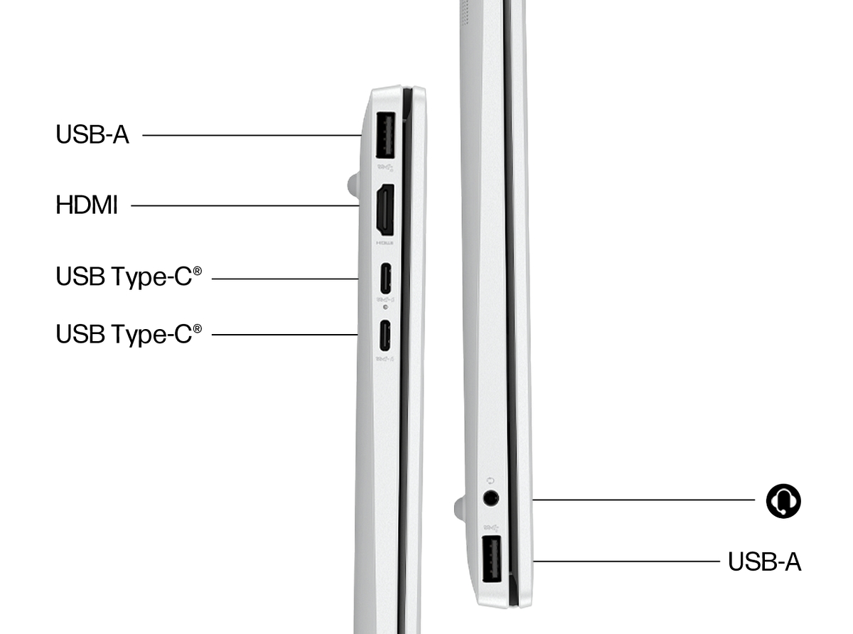 HP OmniBook 5 16 2K IPS AMD Ryzen 5 8540U 6-rdzeni 16GB LPDDR5 512GB SSD NVMe Windows 11