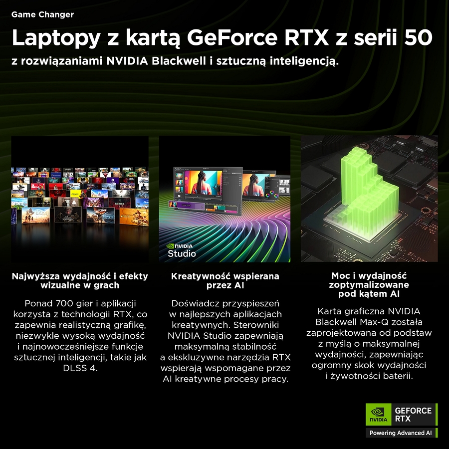 HP OMEN MAX Gaming 16 WQXGA IPS 240Hz Intel Core Ultra 7 255HX 20-rdzeni 32GB DDR5 1TB SSD NVIDIA RTX 5070 Ti 12GB Windows 11