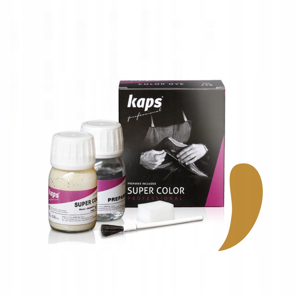 SUPER COLOR 25 ML+ PREPARER 25 ML OCHRA - KAPS PROFESSIONAL