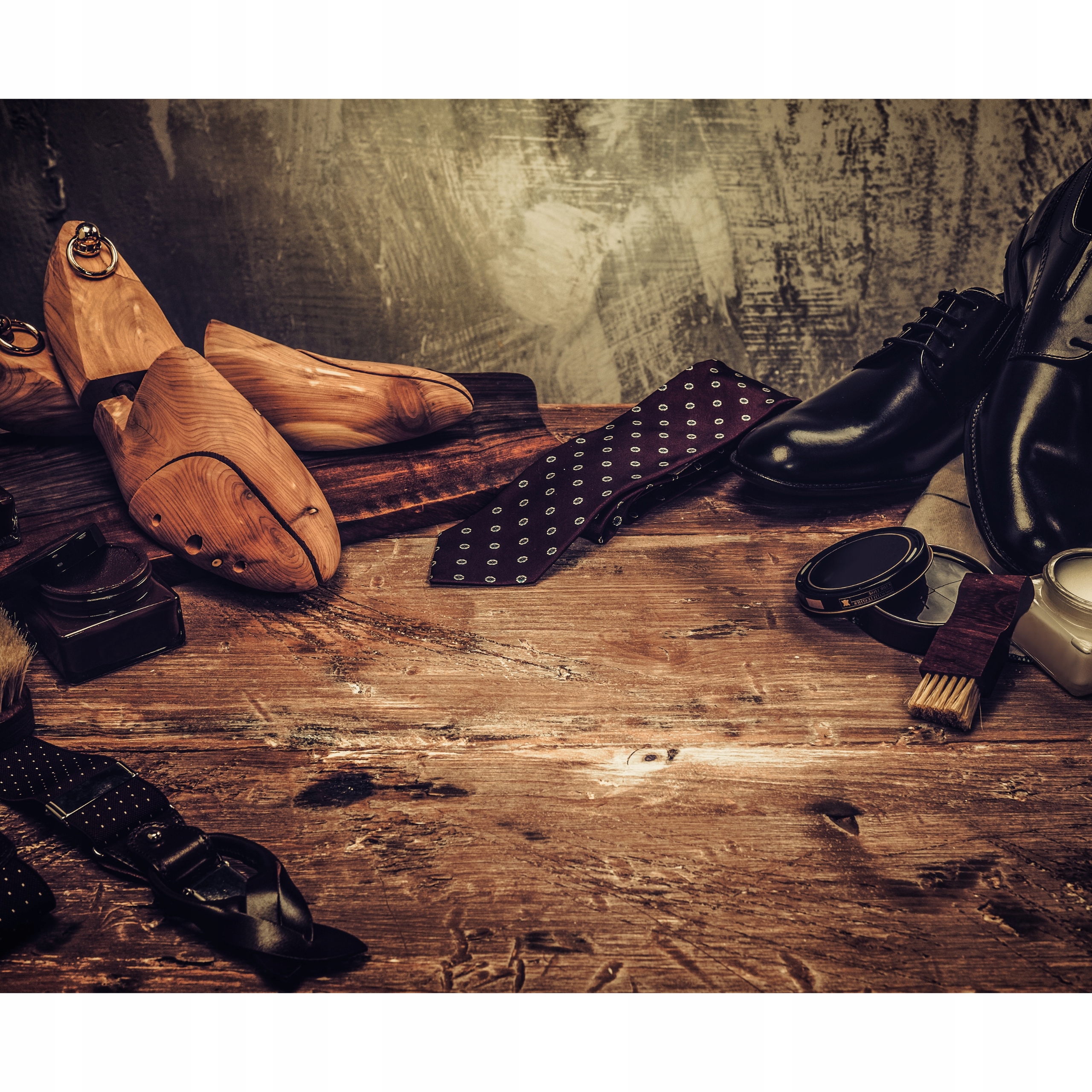 Zestaw do Czyszczenia Butów ze Skóry Mleczko Tłuszcz Impregnat Tłuszcze 210