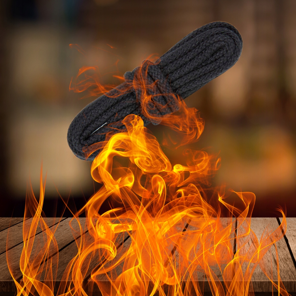 SZNUROWADŁA OKRĄGŁE STR PRO MODACRYLIC CZARNE - 110 CM