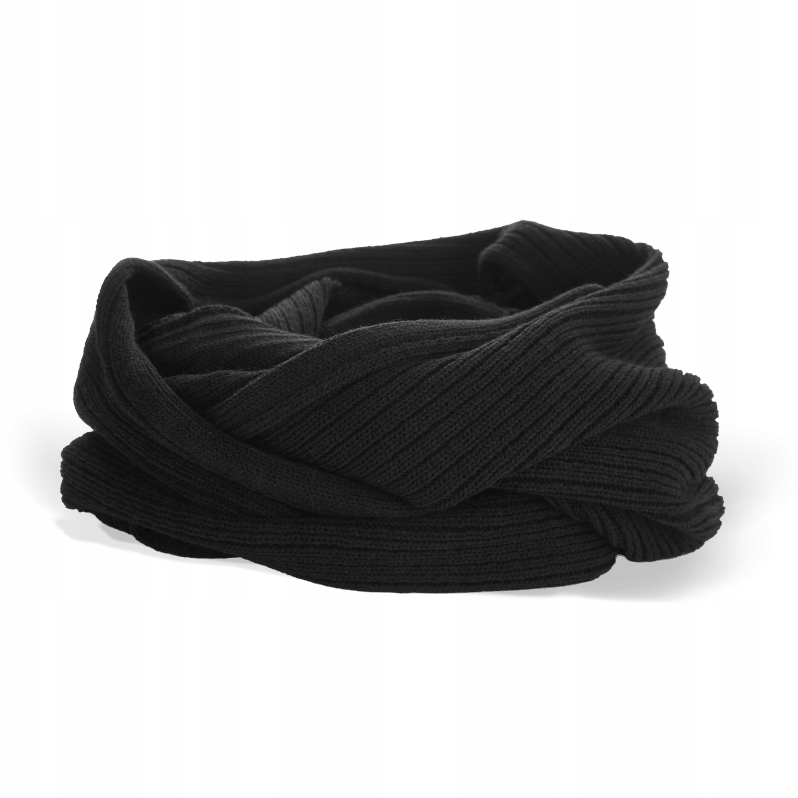 KOMPLET ZIMOWY CZAPKA U3 + KOMIN T2 - CZARNY