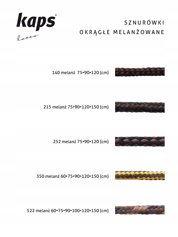 75 CM MELANZ 252 - SZNUROWADLA