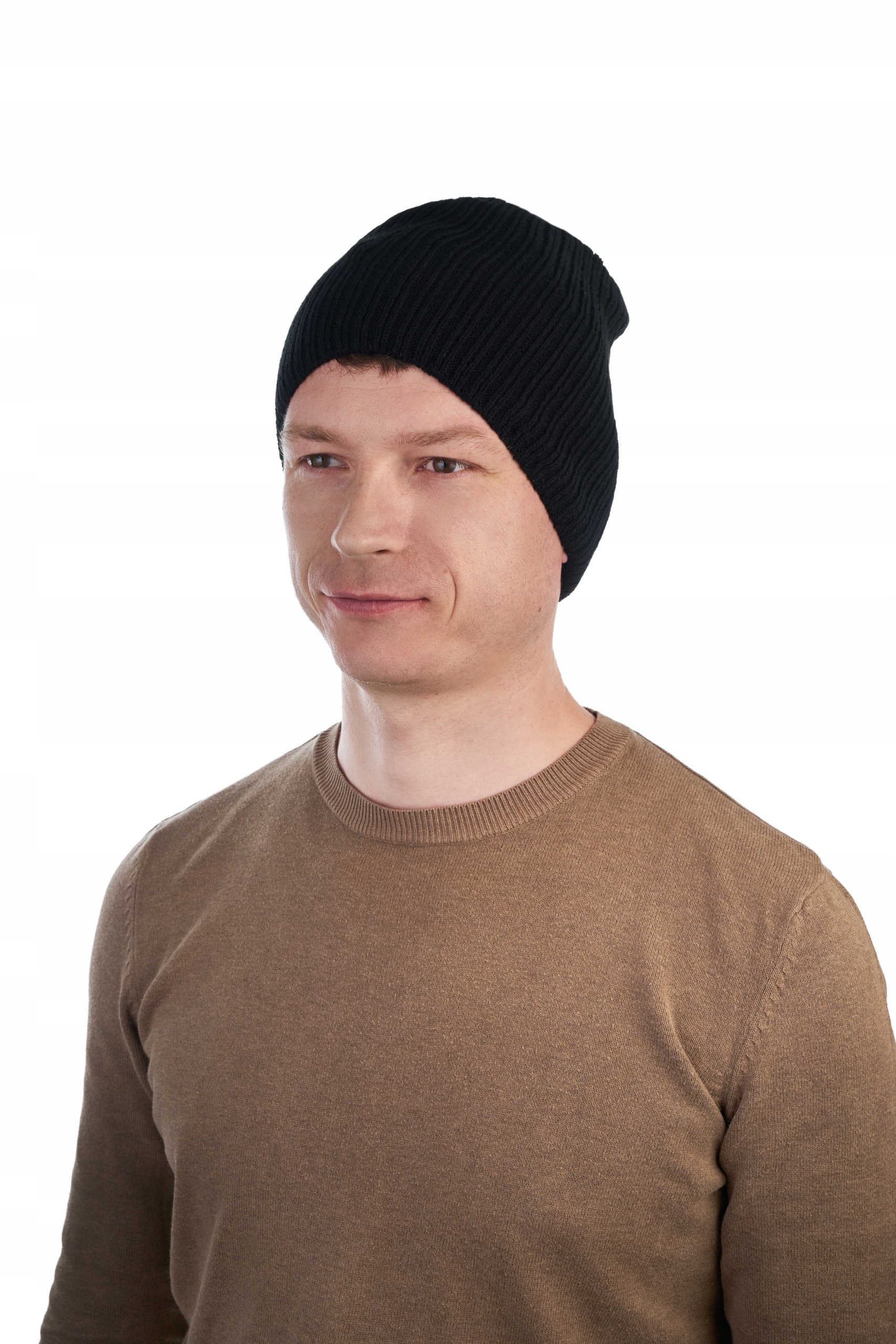 KOMPLET ZIMOWY CZAPKA U3 + KOMIN T2 - CZARNY