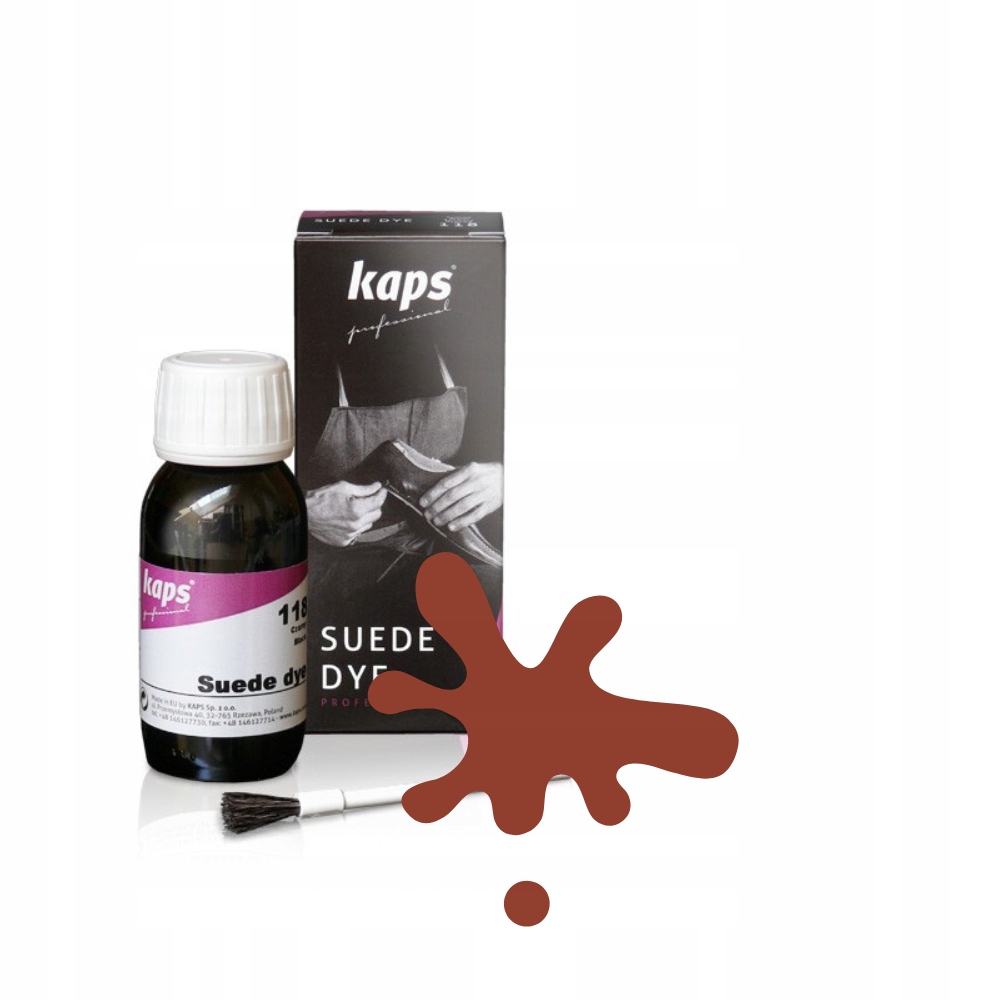 SUEDE DYE 50 ML JASNY BRĄZ - KAPS PROFESSIONAL
