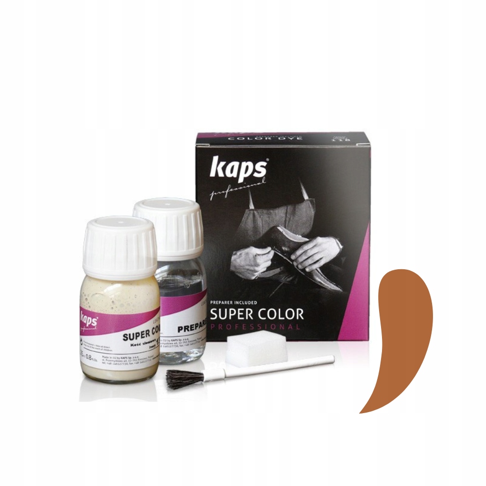 SUPER COLOR 25 ML+ PREPARER 25 ML GAZELA - KAPS PROFESSIONAL