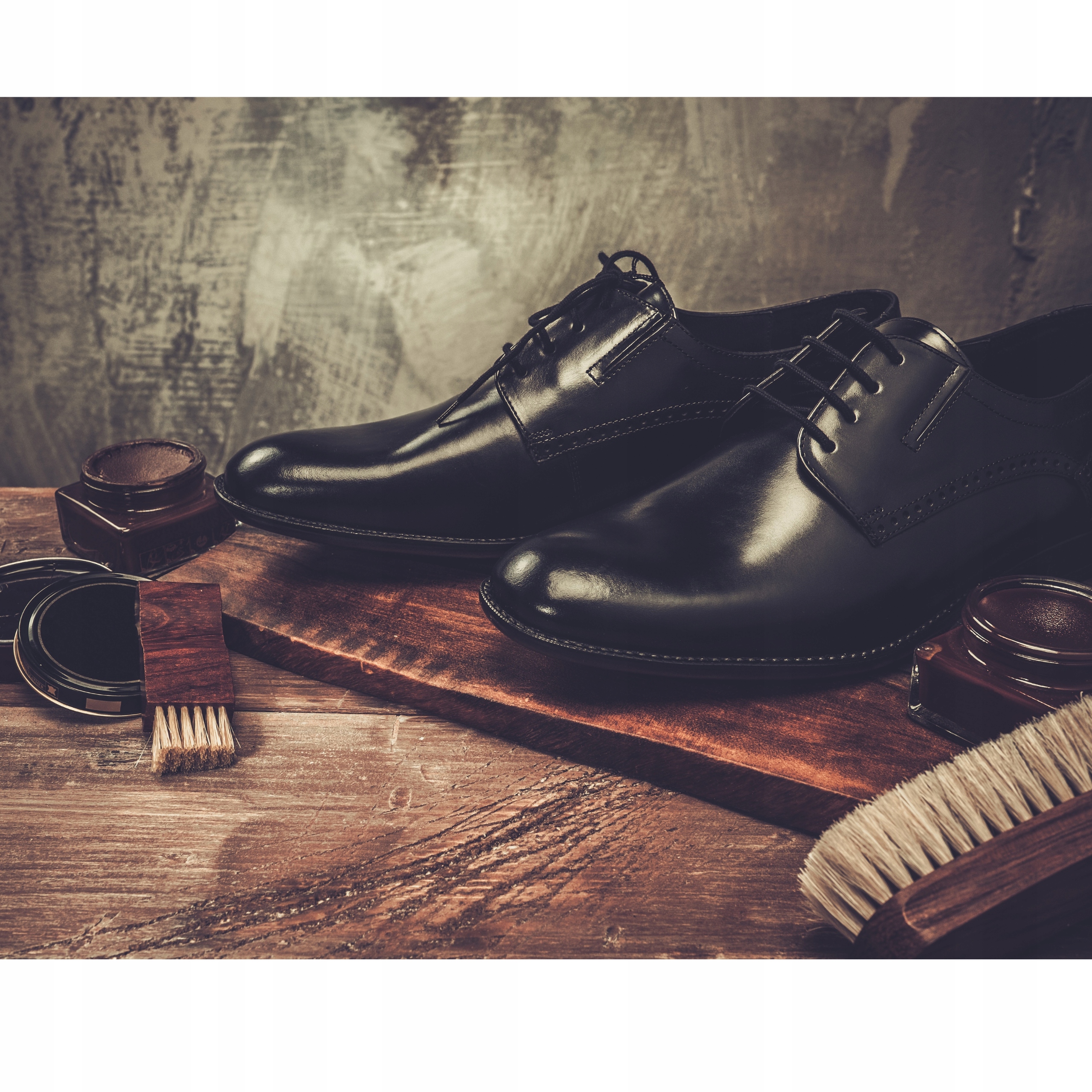 Zestaw do Czyszczenia Butów ze Skóry Mleczko Tłuszcz Impregnat Tłuszcze 210