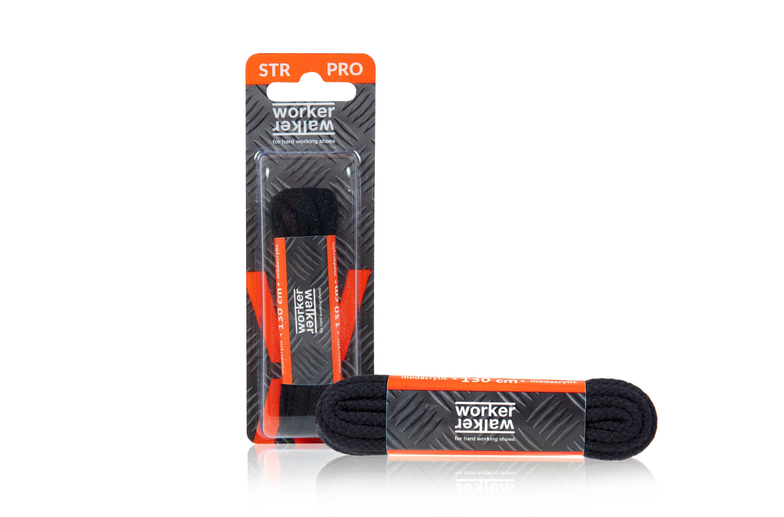 SZNUROWADŁA OKRĄGŁE STR PRO MODACRYLIC CZARNE - 110 CM