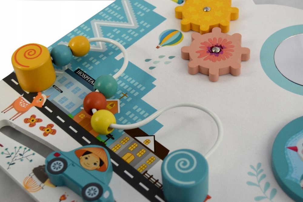 SENSORYCZNA TABLICA AKTYWNOŚCI DLA MALUCHA