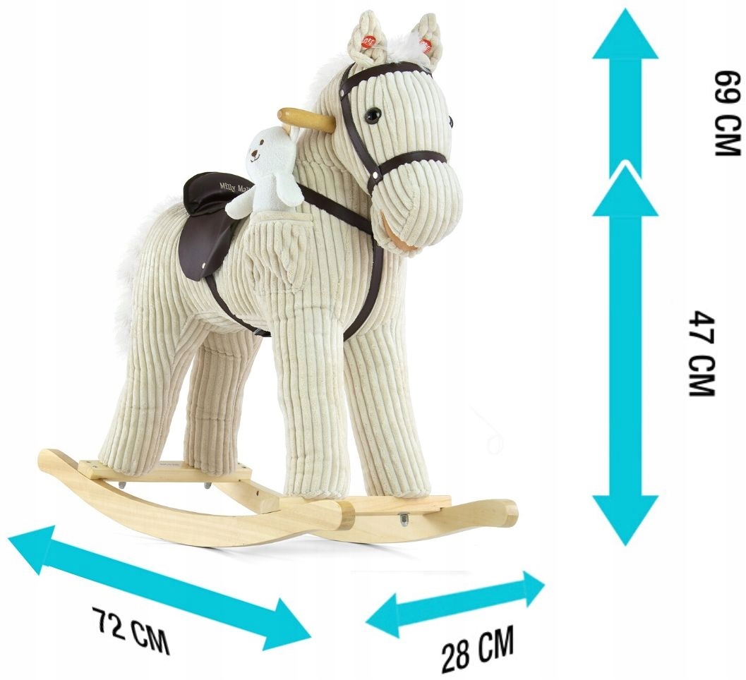 Koń Konik biegunach Milly Mally PONY interaktywny