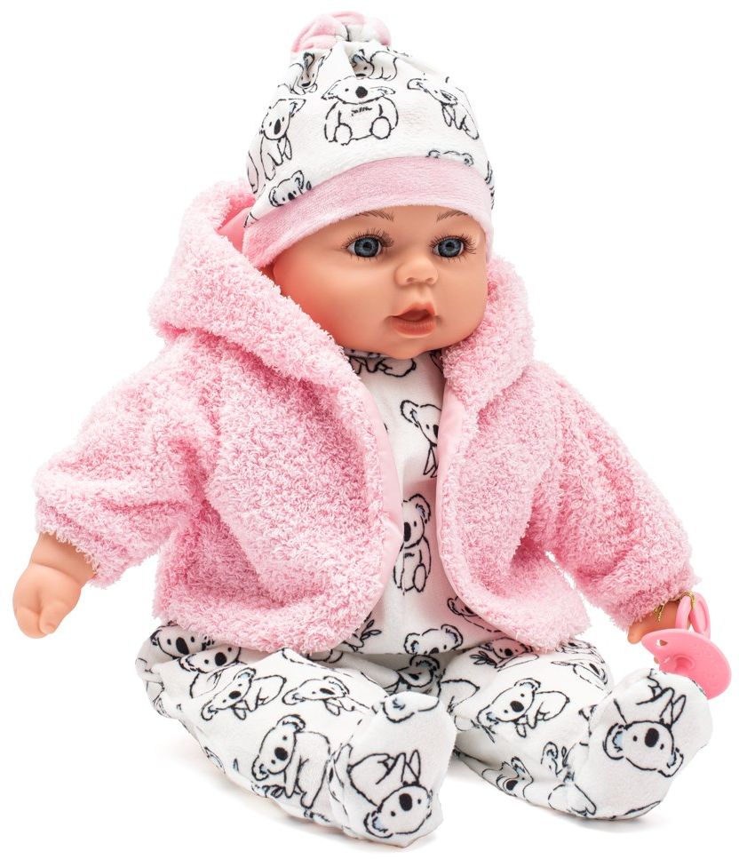 LALKA BABY MIX BOBAS MÓWI I ŚPIEWA PO POLSKU 46 CM MICHALINKA