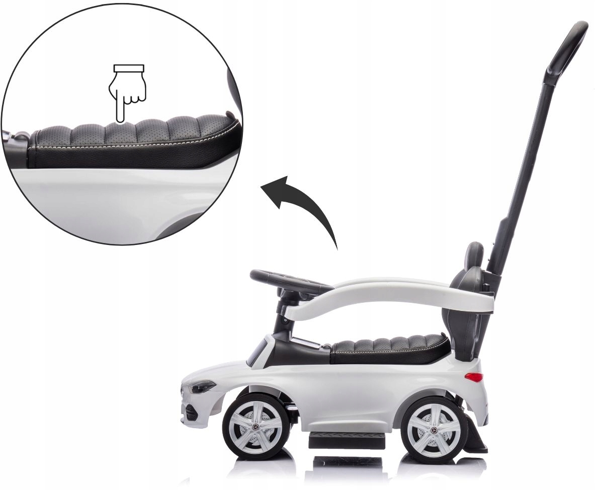 Jeździk Milly Mally Pojazd MERCEDES C-CLASS DELUXE SIEDZISKO EKOSKÓRA