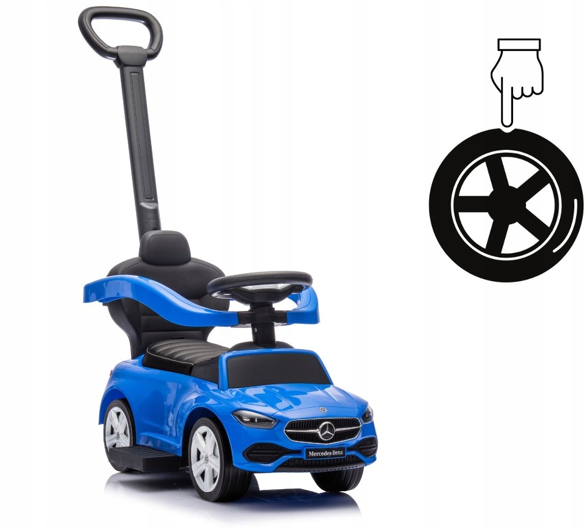 Jeździk Milly Mally Pojazd MERCEDES C-CLASS DELUXE SIEDZISKO EKOSKÓRA
