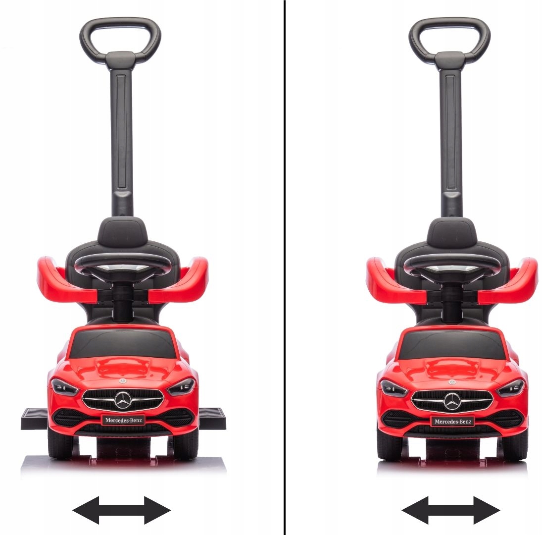 Jeździk Milly Mally Pojazd MERCEDES C-CLASS RĄCZKA PCHACZ MULTIMEDIALNY