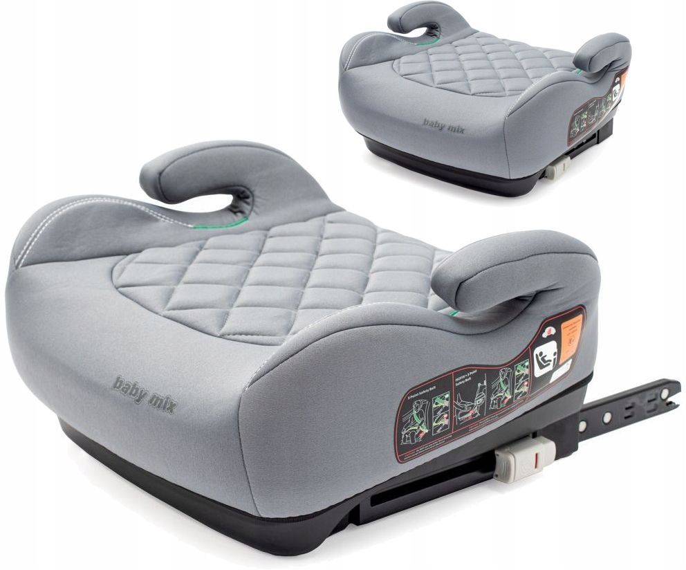 BABY MIX HERO PLUS I-SIZE FOTELIK SAMOCHODOWY BOOSTER ISOFIX PODSTAWKA