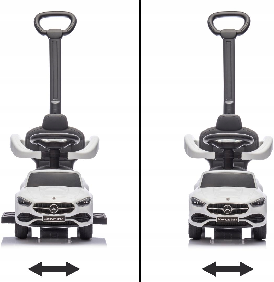 Jeździk Milly Mally Pojazd MERCEDES C-CLASS RĄCZKA PCHACZ MULTIMEDIALNY