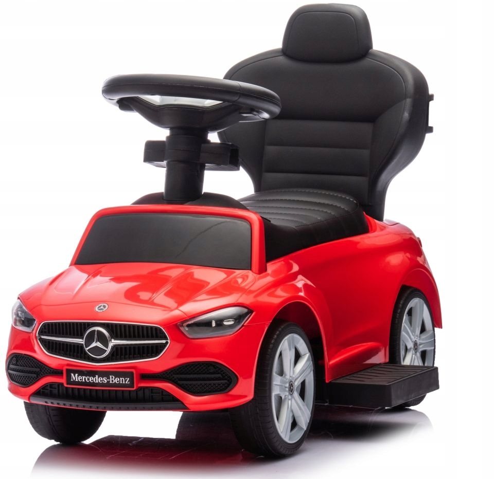 Jeździk Milly Mally Pojazd MERCEDES C-CLASS RĄCZKA PCHACZ MULTIMEDIALNY