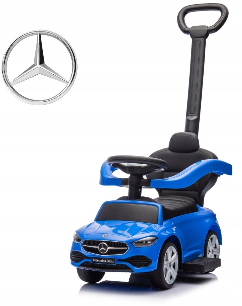 Jeździk Milly Mally Pojazd MERCEDES C-CLASS RĄCZKA PCHACZ MULTIMEDIALNY