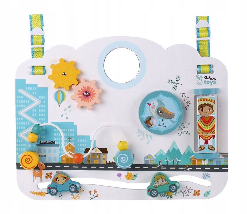 SENSORYCZNA TABLICA AKTYWNOŚCI DLA MALUCHA