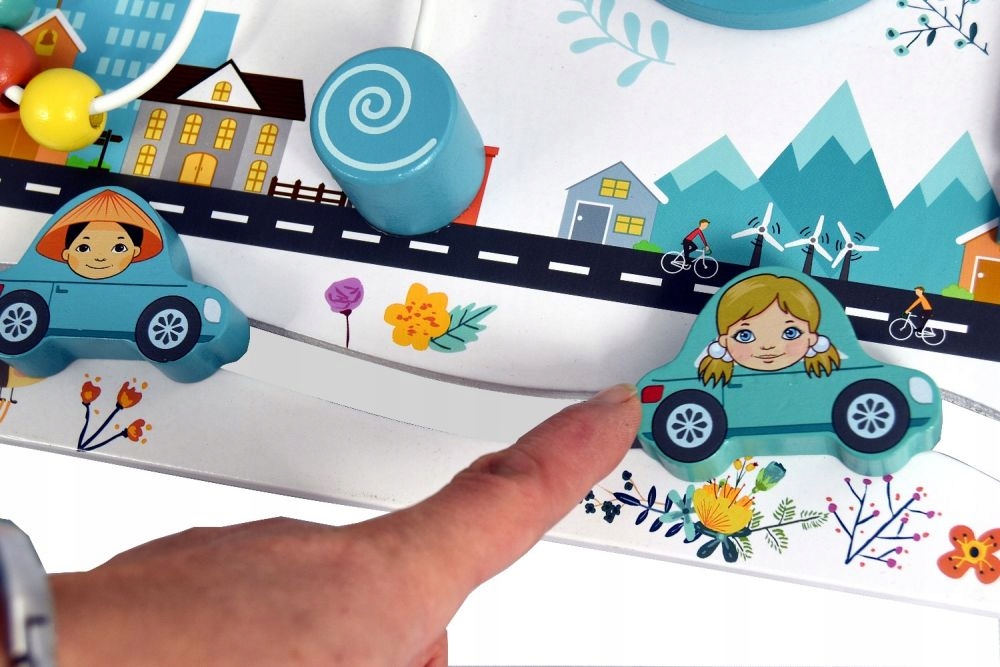 SENSORYCZNA TABLICA AKTYWNOŚCI DLA MALUCHA