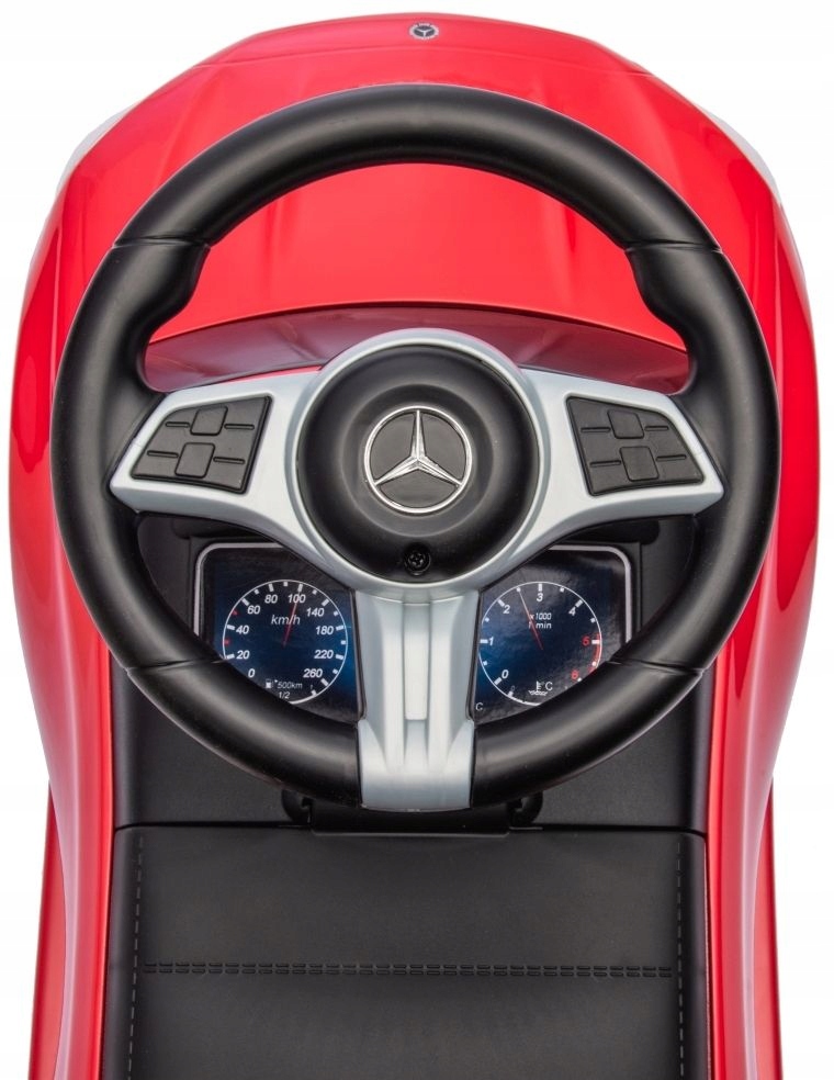 Jeździk Milly Mally Pojazd MERCEDES C-CLASS RĄCZKA PCHACZ MULTIMEDIALNY