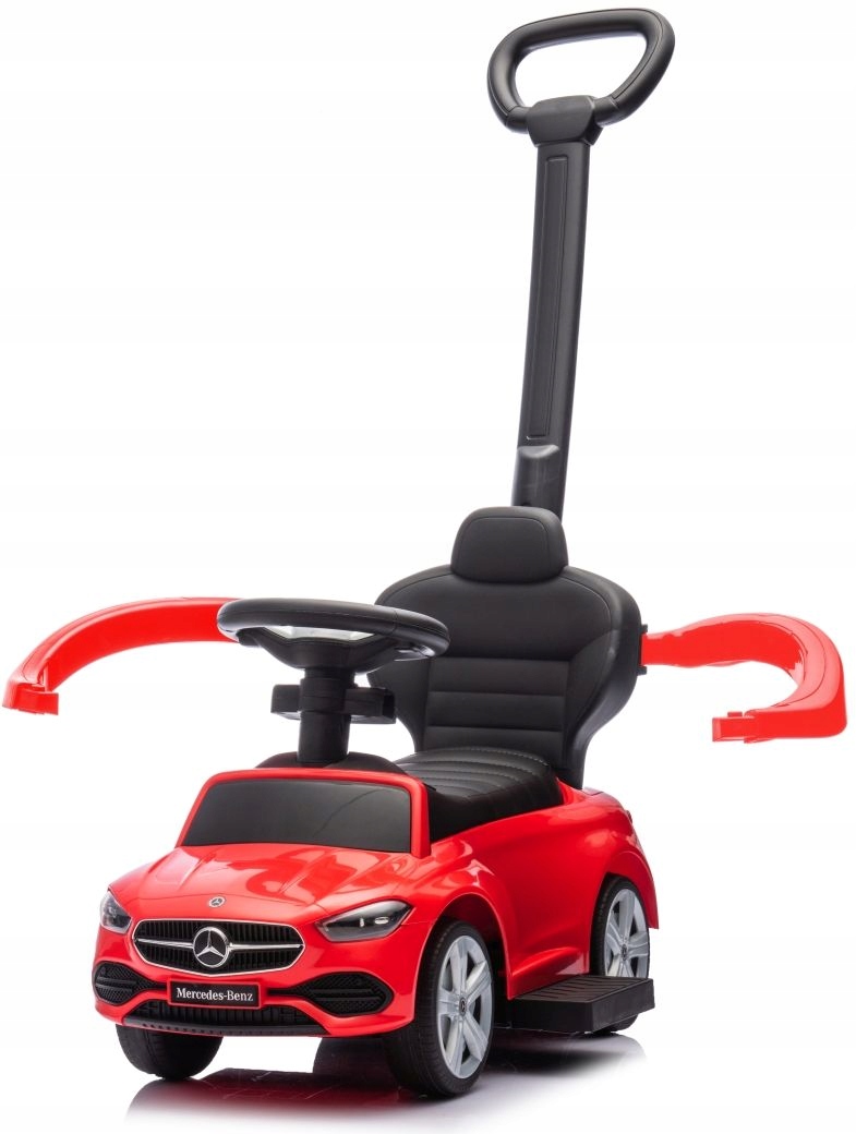 Jeździk Milly Mally Pojazd MERCEDES C-CLASS RĄCZKA PCHACZ MULTIMEDIALNY