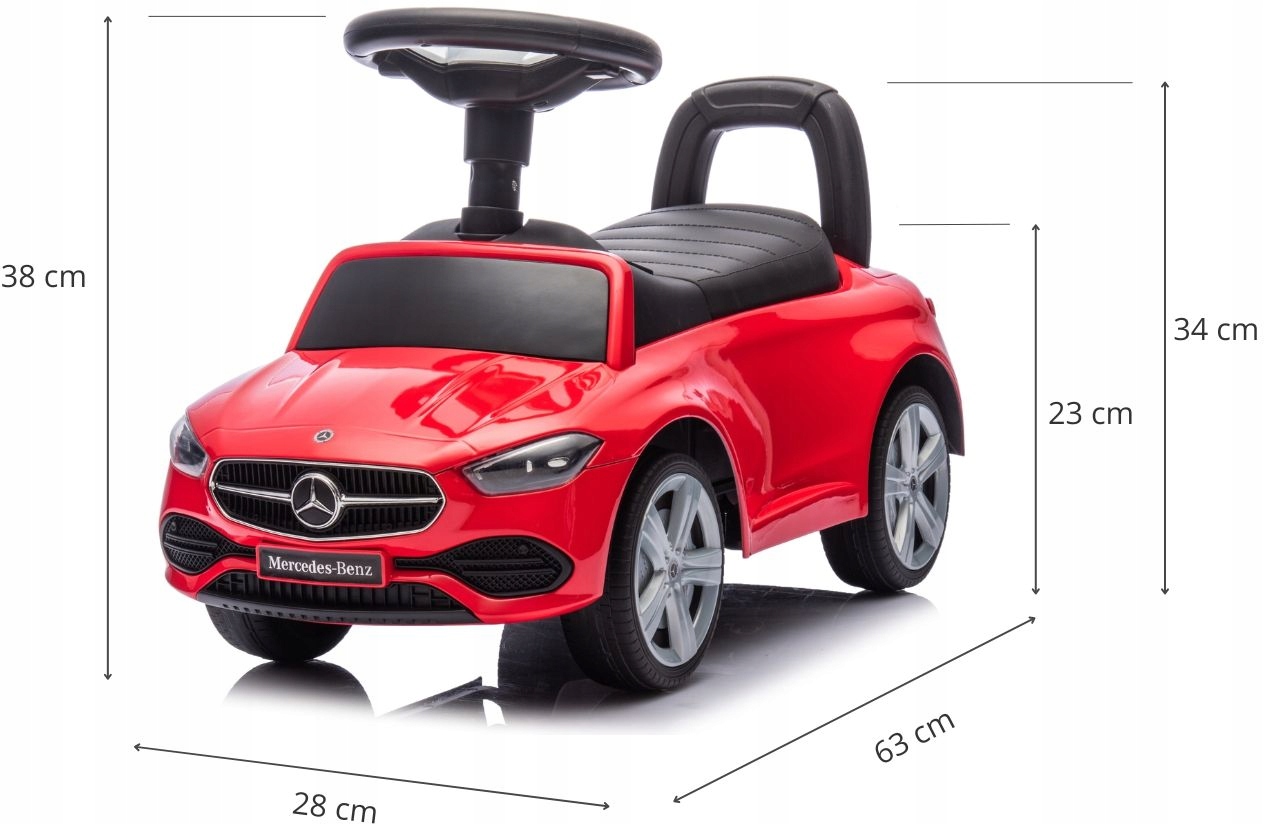 Jeździk Milly Mally Pojazd MERCEDES C-CLASS MULTIMEDIALNY