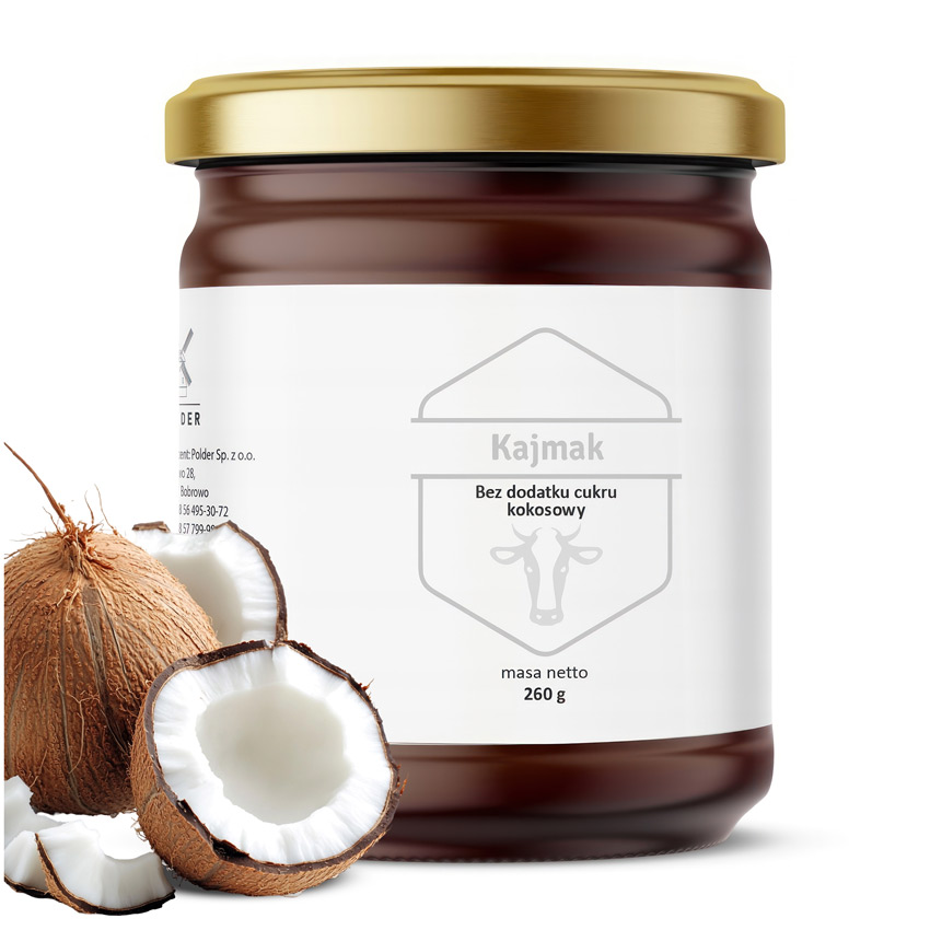 Kajmak bez cukru kokosowy