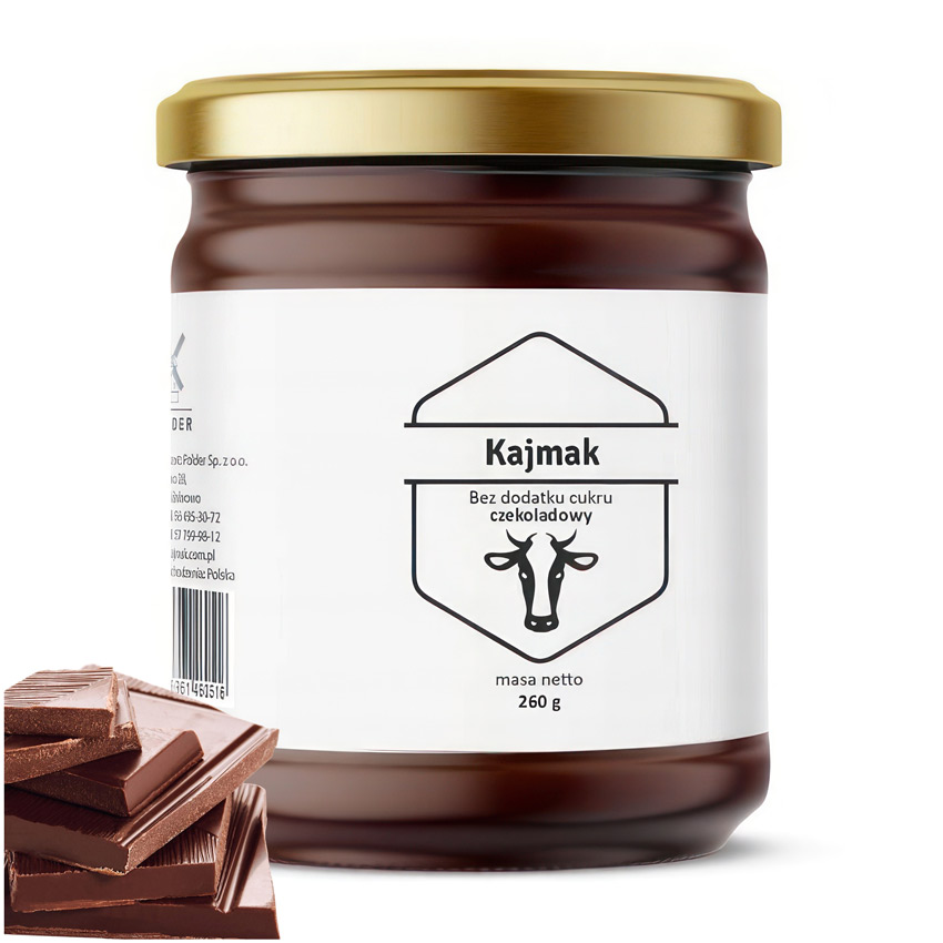 Kajmak czekoladowy bez cukru Polder