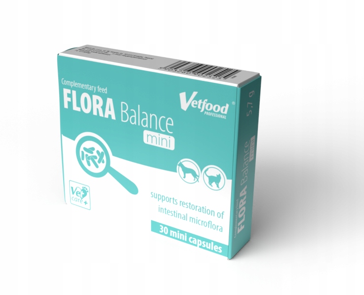 VetFood Flora Balance MINI 30 kapsułek