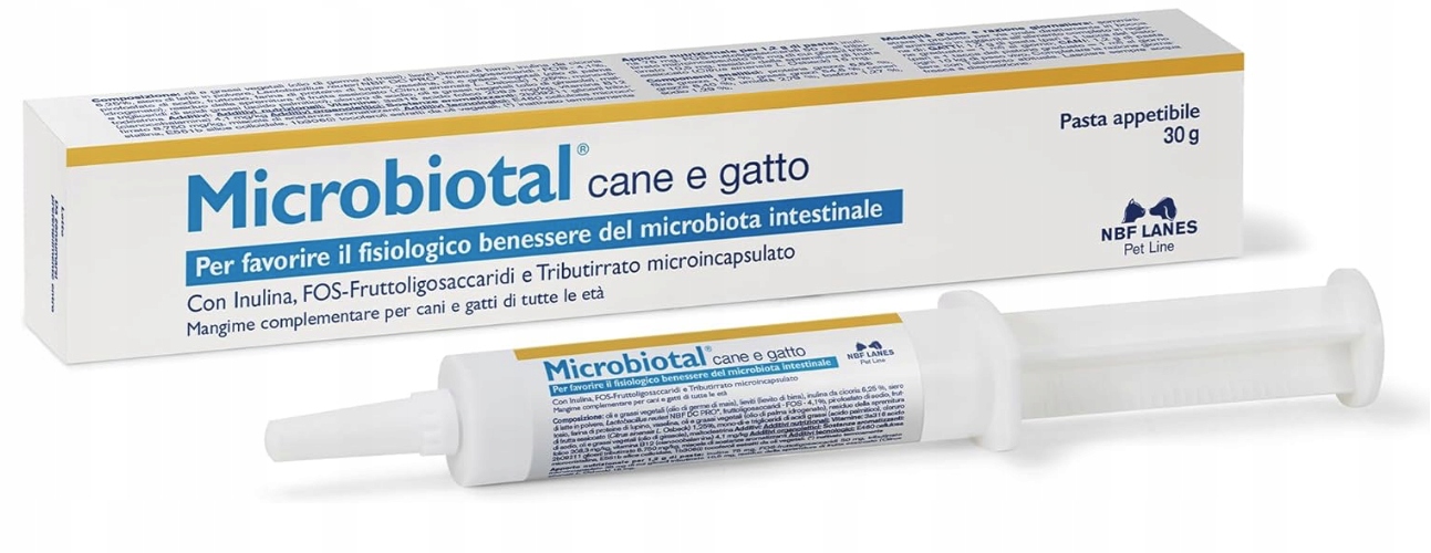 Microbiotal cane e gatto PASTA 30g - NBF Lanes