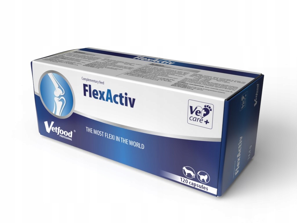 Vetfood FlexActiv 120 kapsułek - zdrowe stawy