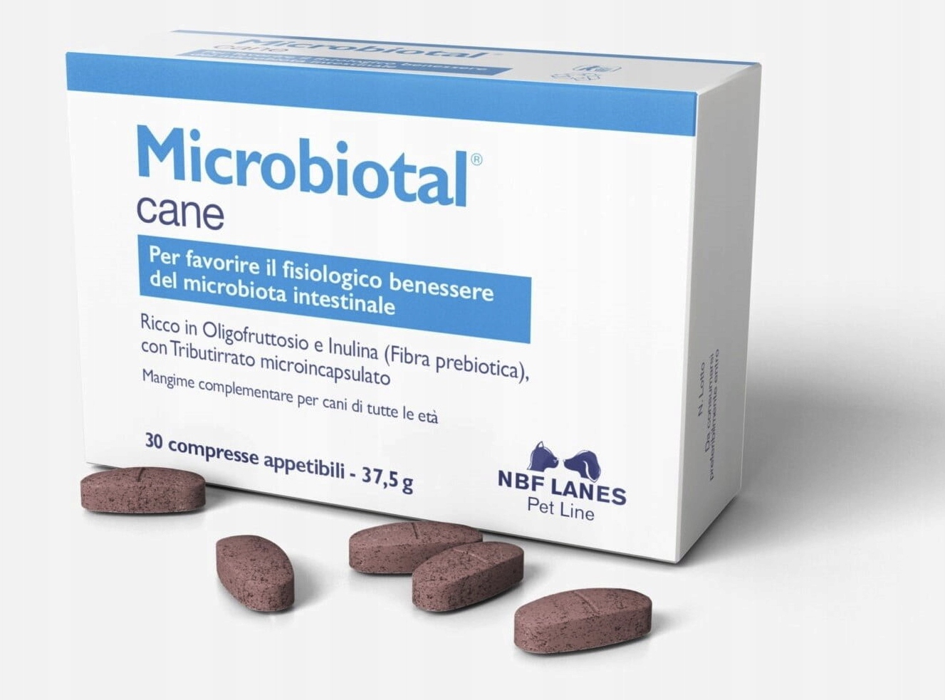 Microbiotal Cane 30 tab NBF Lanes dla psa mikroflora jelitowa