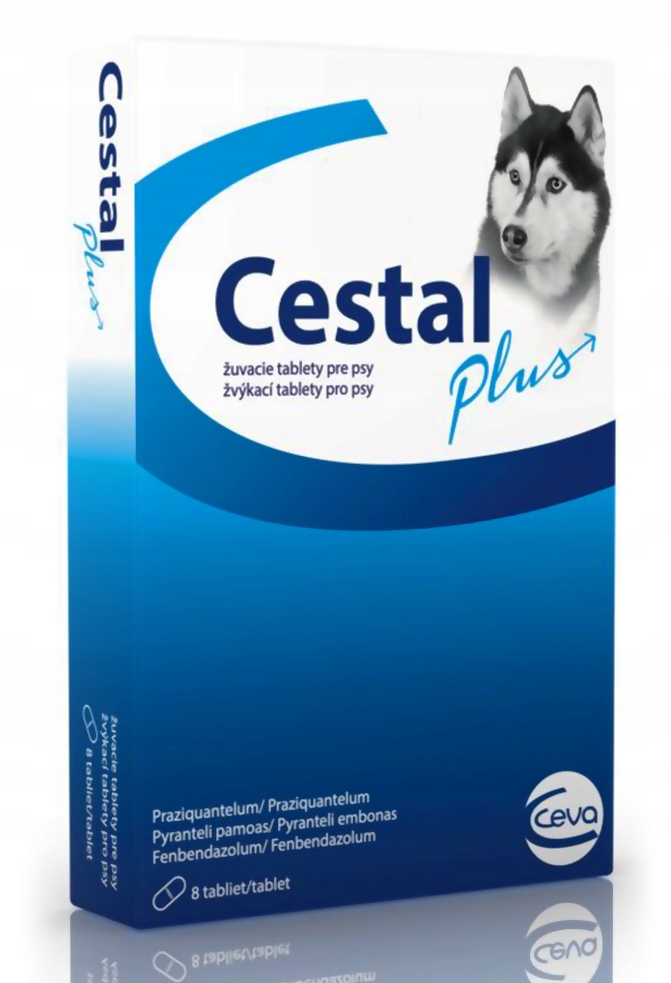 CESTAL Plus DOG 8 tabletek do odrobaczania PSÓW