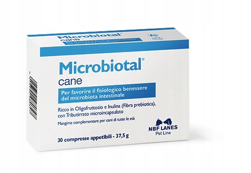 Microbiotal Cane 30 tab NBF Lanes dla psa mikroflora jelitowa