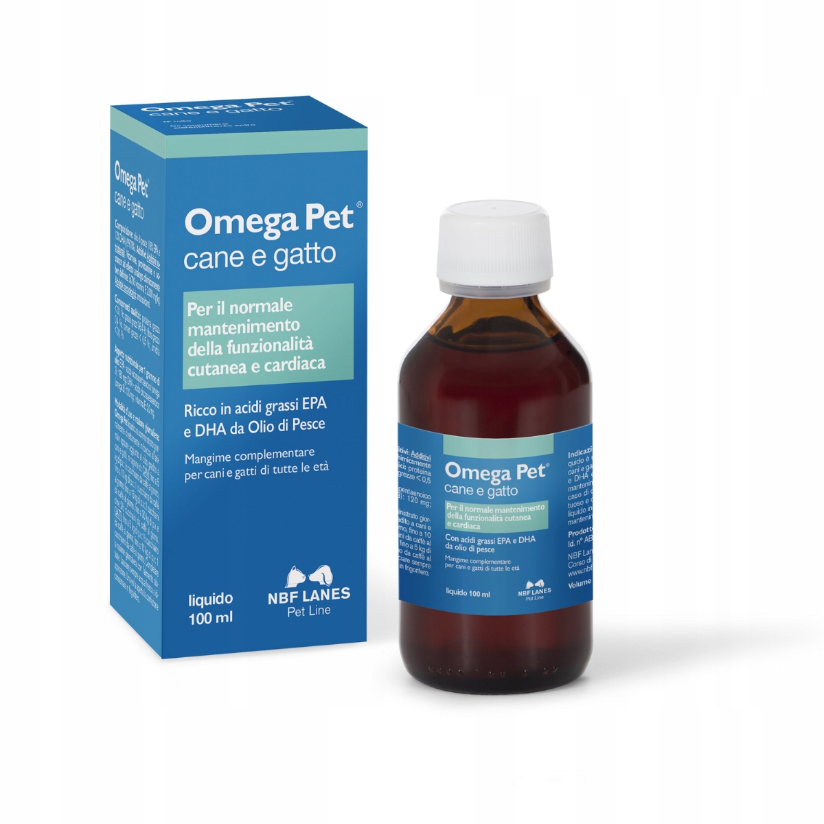 Omega Pet cane e gatto PŁYN 100 ml - NBF Lanes