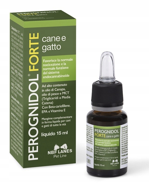Perognidol Forte Cane e Gatto 15ml NBF Lanes - Calm for vet -spokój, krople