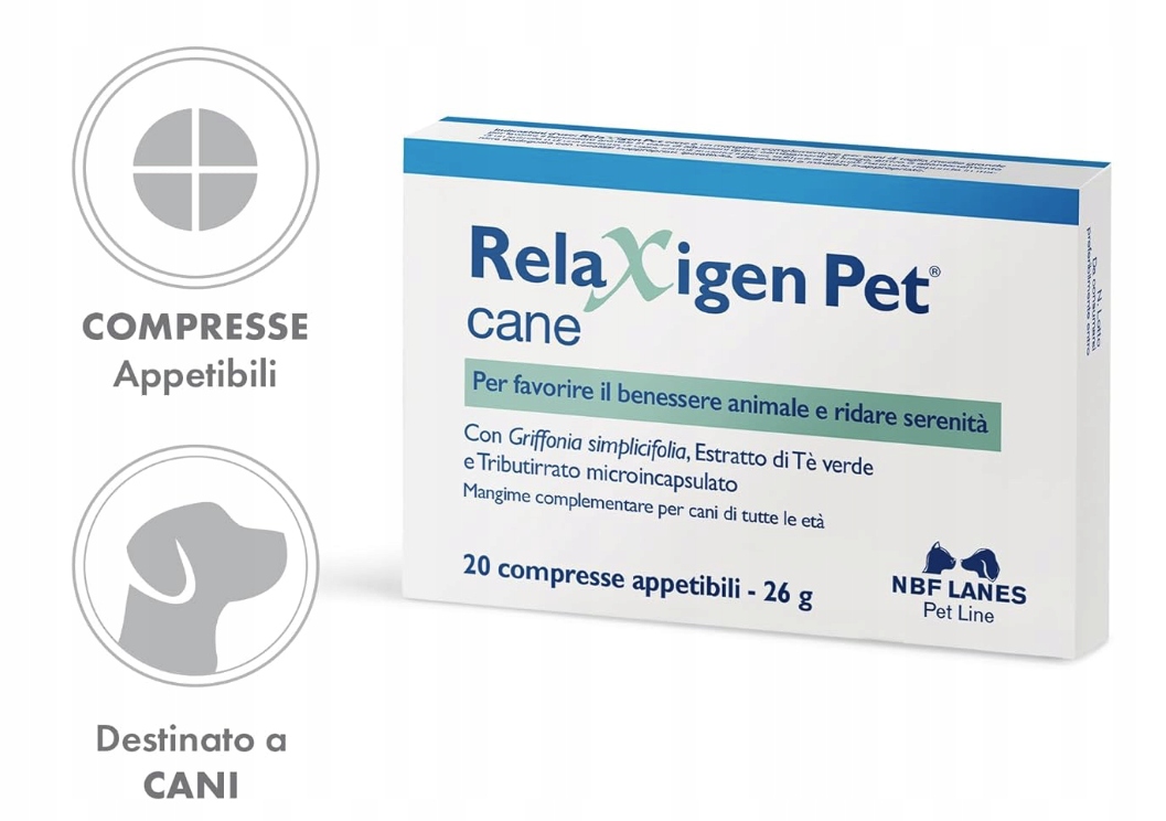 RELAXIGEN PET CANE NBF Lanes 20 tabletek - SPOKÓJ PSA