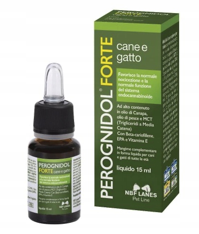 Perognidol Forte Cane e Gatto 15ml NBF Lanes - Calm for vet -spokój, krople